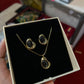 Tiger eye pendant set