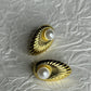 Pearl Shell Earrings for Women – Elegant Luxury Fashion Statement Jewelry