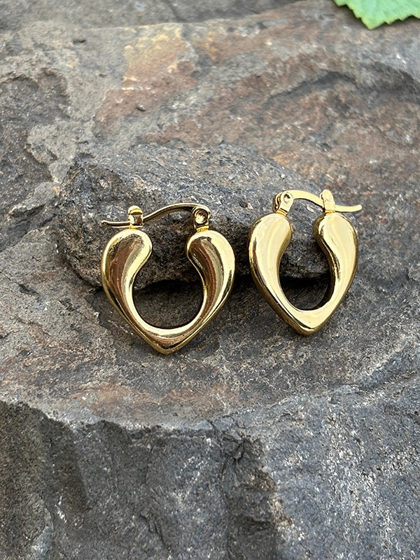 Heart earrings