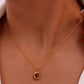 Tiger eye pendant set