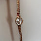 Oval shaped snake strap Watch