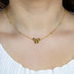 18k gold plated and waterproof,  made in stainless steel