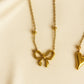 18k gold plated and waterproof,  made in stainless steel
