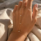 Hand chain bracelet