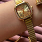 Suniflex golden watch