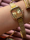 Suniflex golden watch