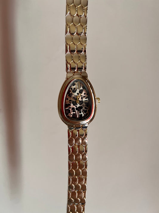 Snake dial leapord watch