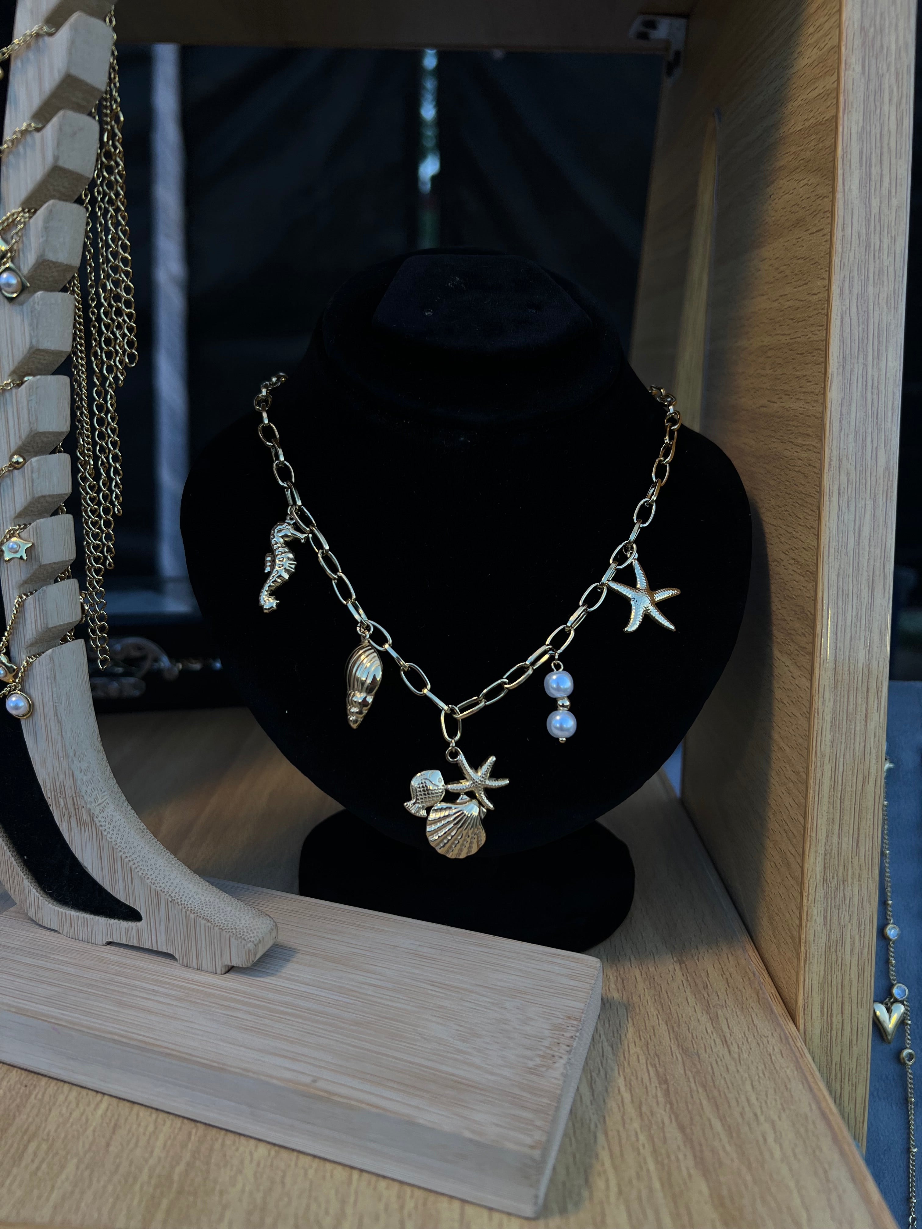 Sea charms necklace