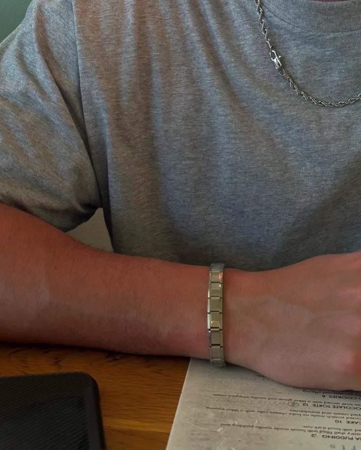 Silver Italian bracelet (unisex)