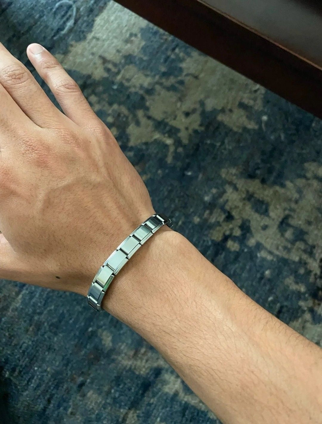 Silver Italian bracelet (unisex)