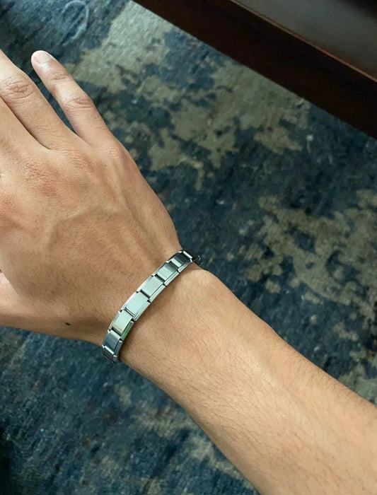 Silver Italian bracelet (unisex)