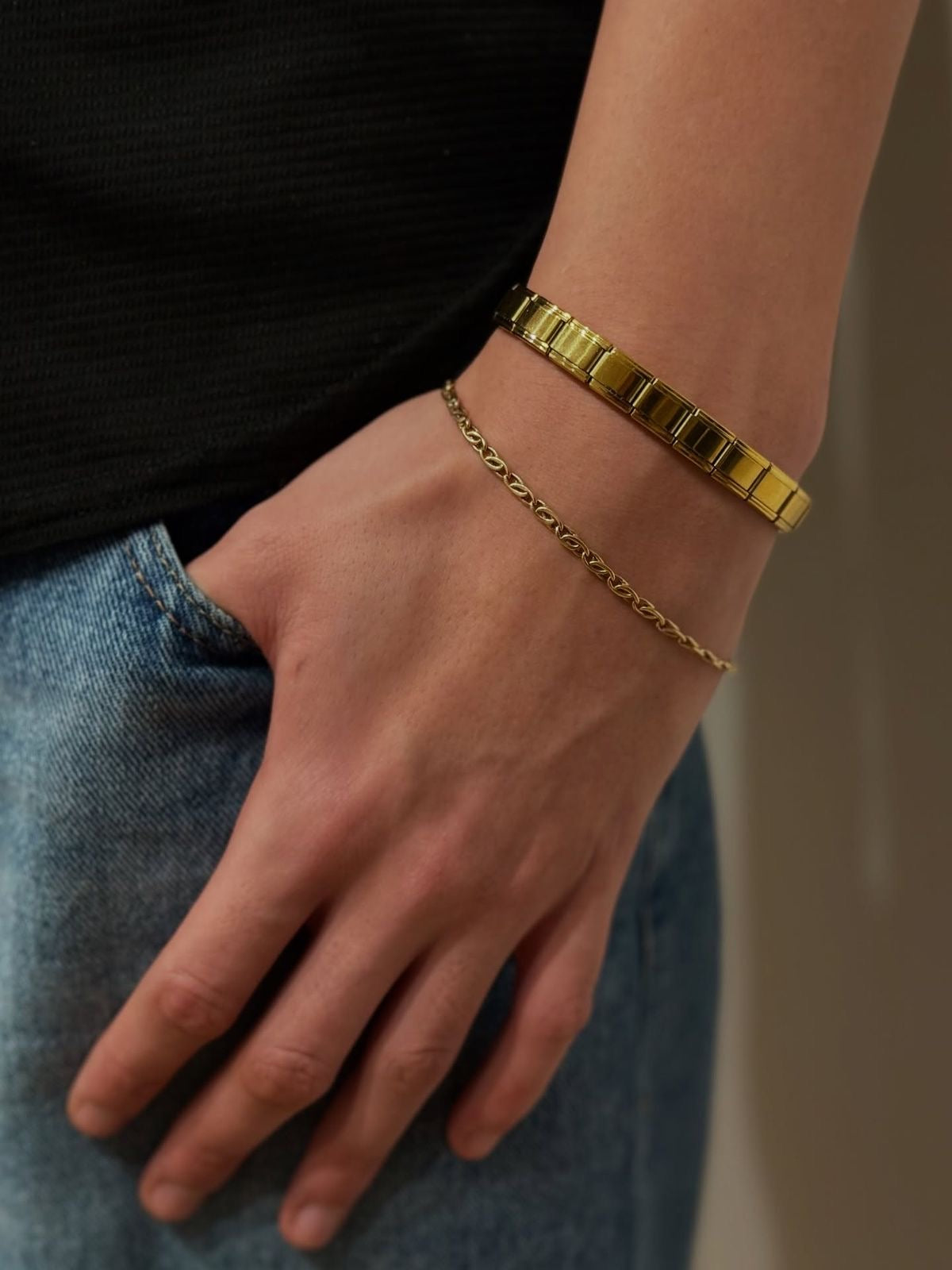 Golden Italic bracelet