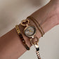 Round horseshoe pit shaped Watch
