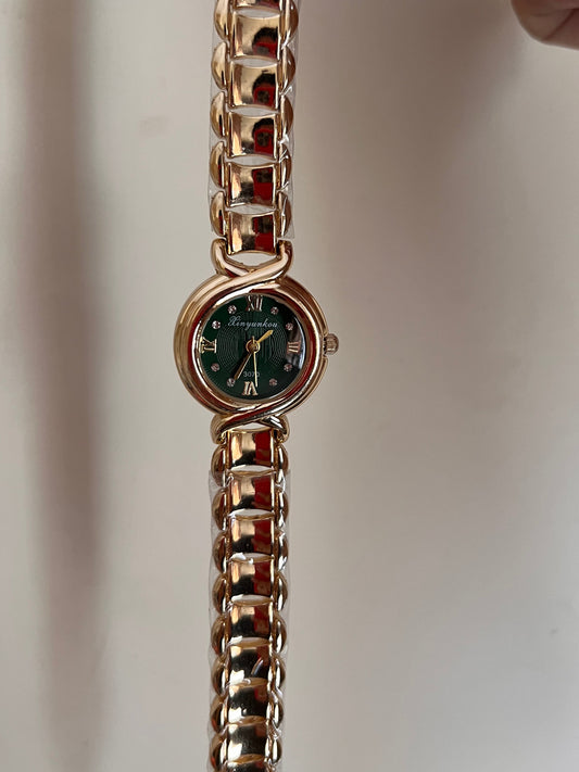 Mini green dial rox watch