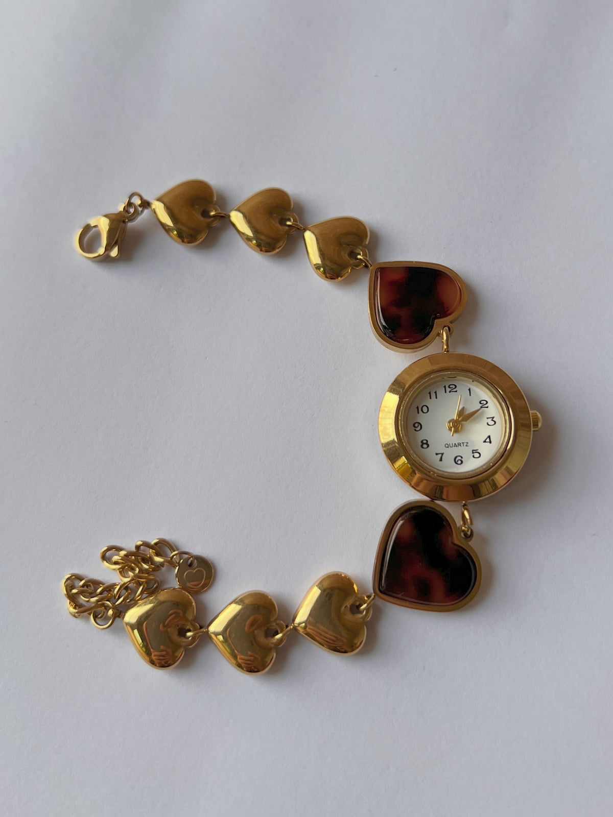 Tiger eye watch bracelet