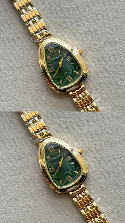 Snake shaped dial Watch