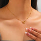 18k gold plated and waterproof,  made in stainless steel