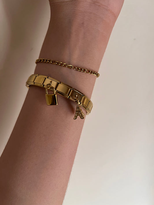 Travel girl Italian bracelet