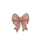 Pink bow mobile charm