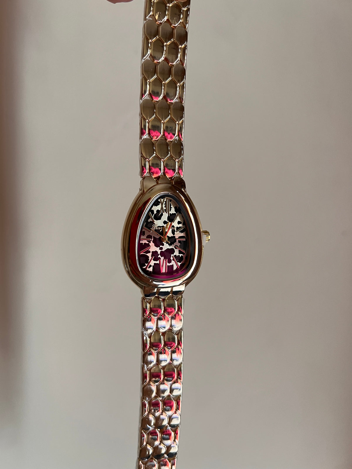 Snake dial leapord watch