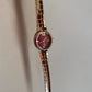 Oval shaped snake strap Watch