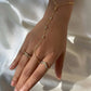 Hand chain bracelet