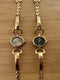 Round horseshoe pit shaped Watch