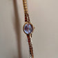 Oval shaped snake strap Watch
