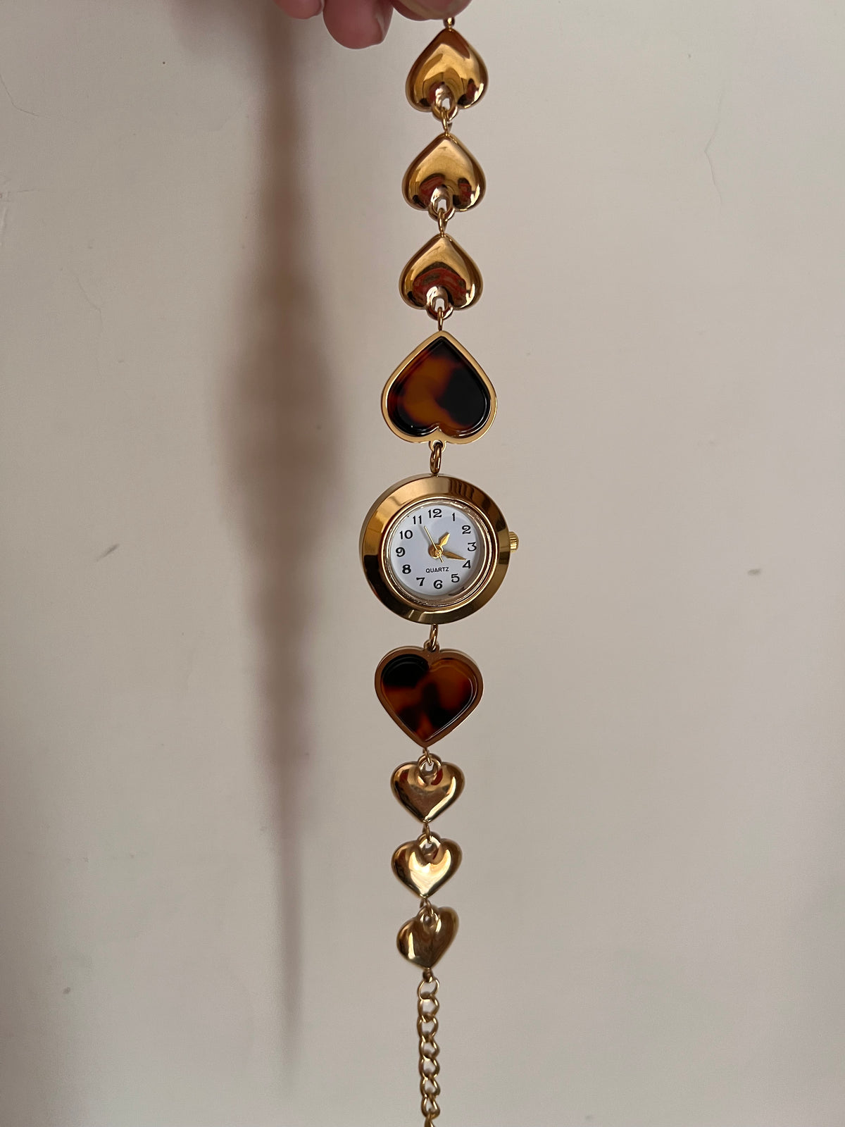 Tiger eye watch bracelet