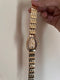 Snake golden dial watch