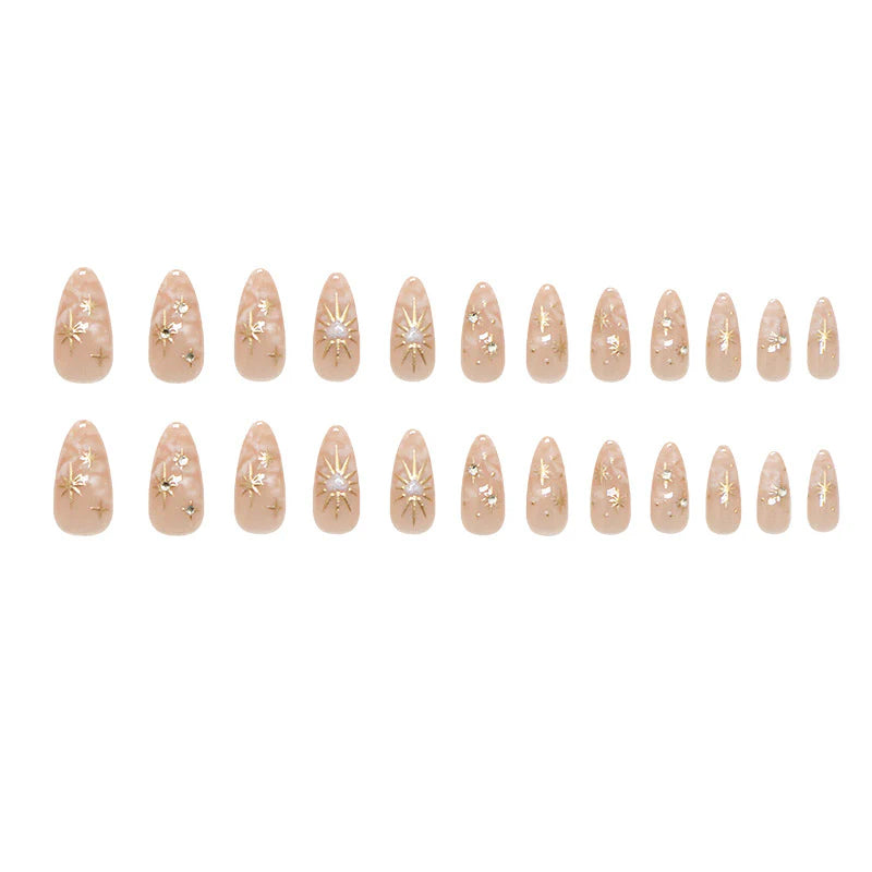 Celestial Gold Star– Press-On Nails