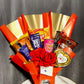 Rose Gold Snacks Bouquet