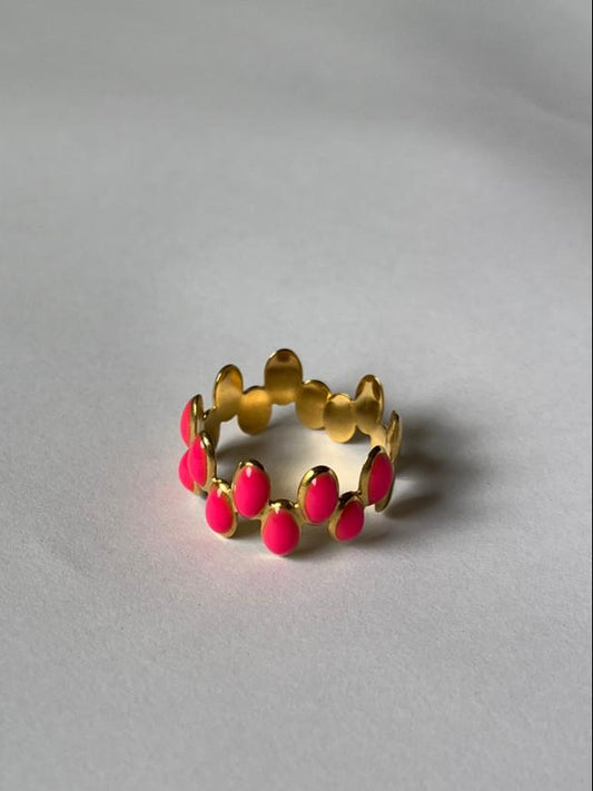 Pink melo Ring (adjustable)