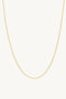 Plain Chain Necklace for Women – Minimalist Stainless Steel Everyday Fashion Jewelry