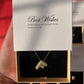 F Initial Necklace for Women – 18K Gold Plated Stainless Steel Waterproof Tarnish Free Hypoallergenic Pendant