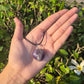 Heart Amethyst heart necklace
