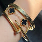 Love handcuff/Clover bracelet/Nail handcuff- stack