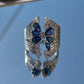 Blue Sapphire Ring 1 Carat Zirconia – Elegant Luxury Women Engagement Style Fashion Ring