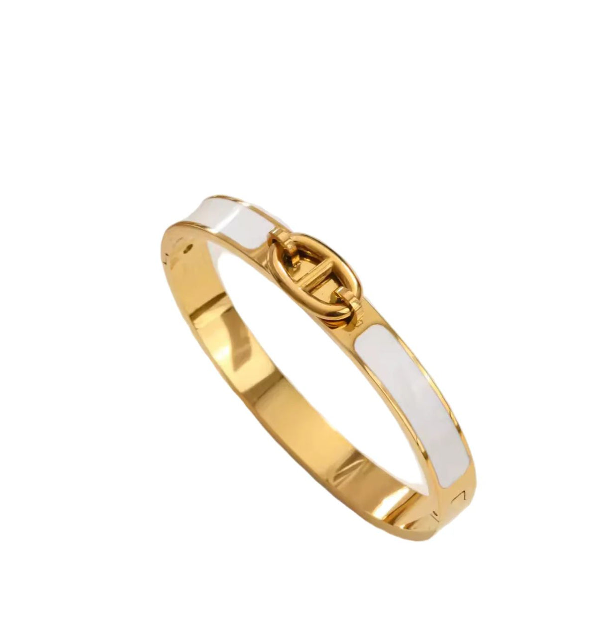 Premium Quality Handcuff Bracelet for Women – 18K Gold Plated Waterproof Stainless Steel Luxury Bracelet
